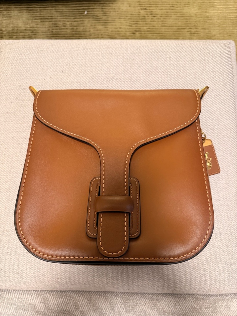 Coach Courier Bag in Saddle (Re-Issue)